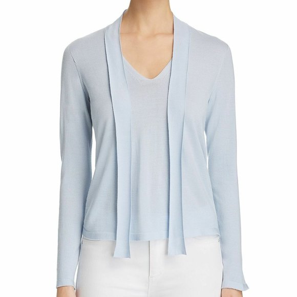 Eileen Fisher Tie Back Collar Top Pullover - Picture 2 of 7